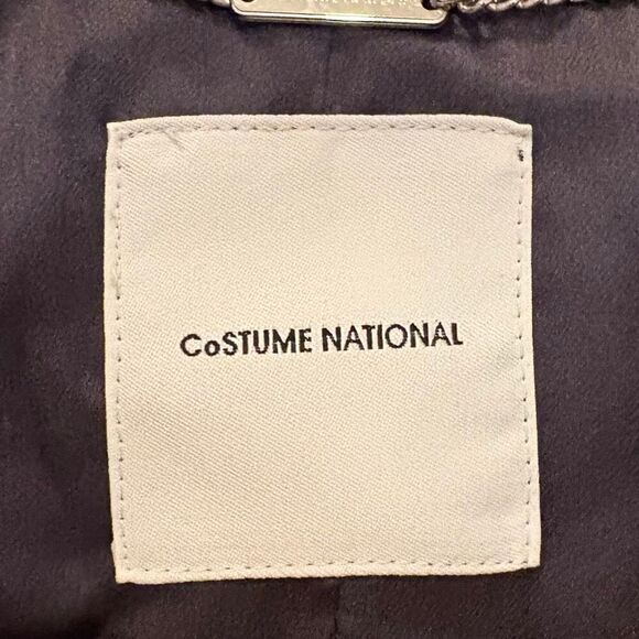 CoSTUME NATIONAL Classic Grey Wool Blazer Size 42 or US 6 - Picture 5 of 6